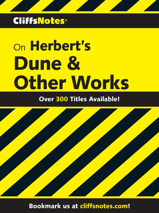 Title details for CliffsNotes on Herbert's Dune & Other Works by L. David Allen - Available